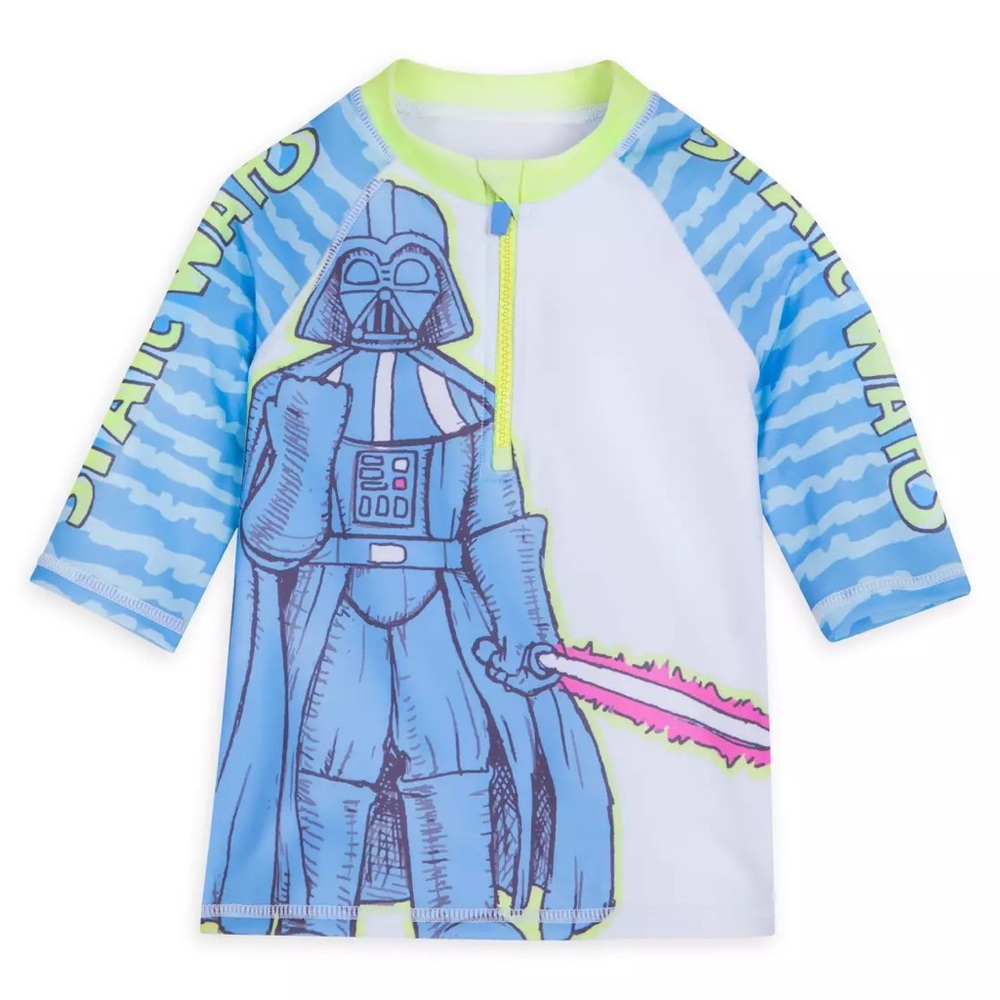 Star Wars Darth Vader Half-Zip Rash Guard